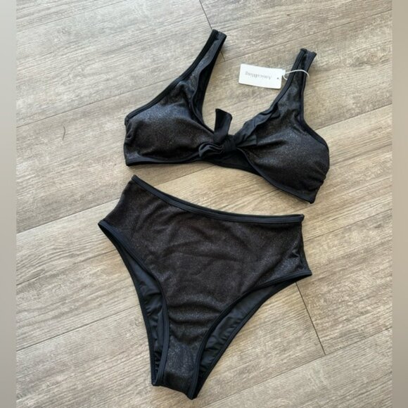 AMICABLING shimmery swimming set 🖤 - Picture 3 of 14